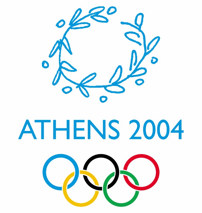 logo fonte texto gill sans atenas 2004 esporte olimpiada